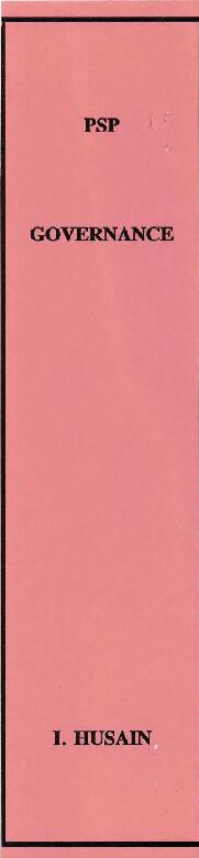 Governance - Correspondence