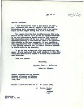 President's papers - Robert S. McNamara Chronological files - (outgoing) - Chrons 21