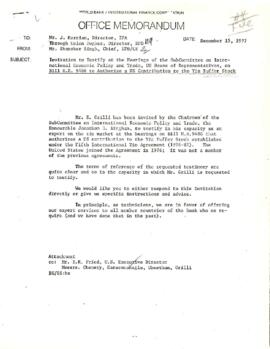 Development Policy - Commodities - International Tin Council - April 1975 - December 1977
