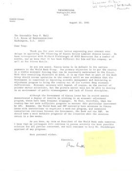 Liaison Files: U.S. Government - U.S. House of Representatives - Correspondence 02