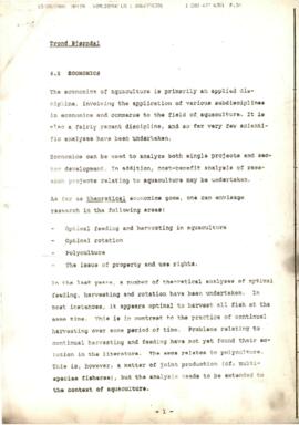 Comments - Aquaculture Meeting - Correspondence