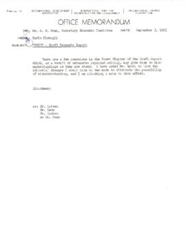 Economic Committee Papers - Turkey - Draft Economic Report - No Report Attached