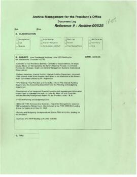 President Wolfensohn - Briefing Book for President's Meetings and Events - Corporate Management -...