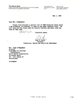 Coopertive Program - International Bank for Reconstruction and Development [IBRD] / World Health ...