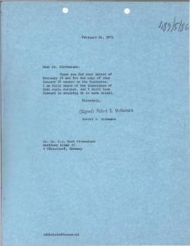 President's papers - Robert S. McNamara Chronological files - (outgoing) - Chrons 18