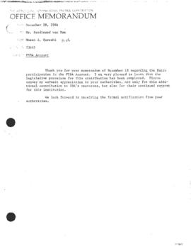 Moeen Qureshi Files - Presidential Chronological Correspondence - August to December 1984