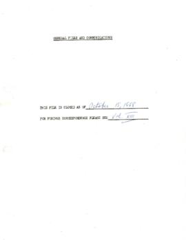 Operational - Development Banks - General - Correspondence - Volume 12