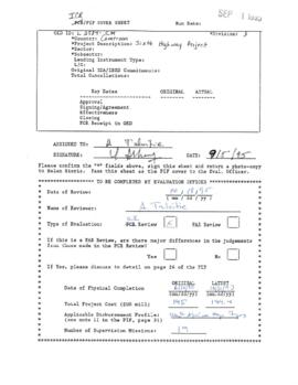 CAMEROON: Sixth Highway Project ICR - 1v