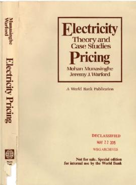 Water Supply and Urban Development Research Material - Pricing Energy - April 1978 - October 1978