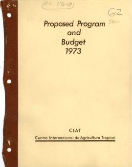 CGIAR - G-2 - Centro Internacional de Agricultura Tropical (CIAT) - Program and budget 72/74-01