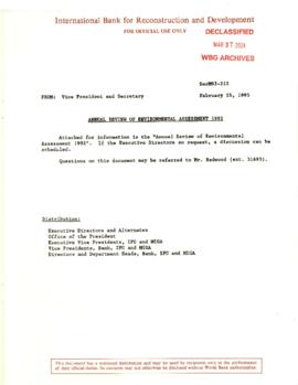 General Subject Files - Environment - Natural Resources - Documents - Volume 1