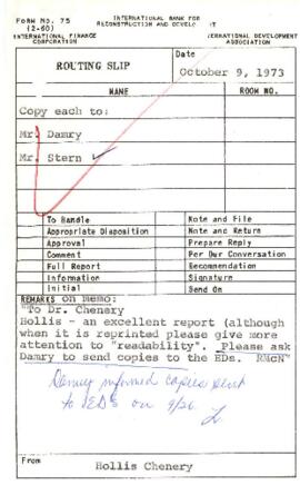 VPD - Senior Adviser - McNamara File - August - September 1973 - Folder 6
