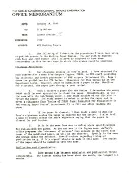 Population, Health and Nutrition [PHN] - General - 1990 Chronological File - Volume 1