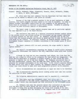 President's papers - Robert S. McNamara Memoranda for the Record - Memoranda 05