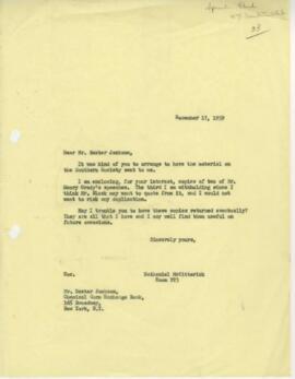 Records of President Eugene R Black - 1959 Speeches - Speeches 01