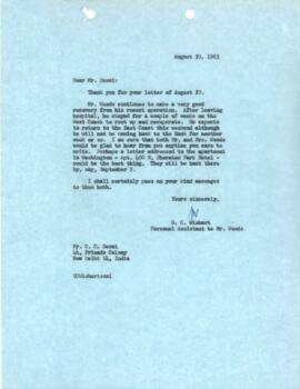 President George D. Woods - Chronological Records - Volume 4 - July - August  1963
