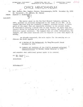 International Resources Bank - 1973 - 1976
