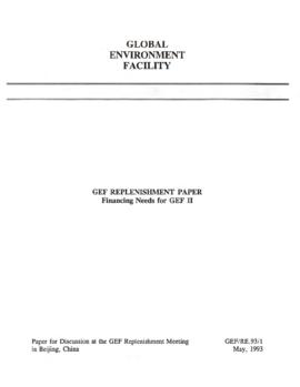 President Barber Conable - Liaison Files - Global Environmental Facility [GEF] - Correspondence -...