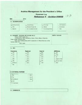 President Wolfensohn - Briefing Book for President's Meetings and Events - Briefing - Net Income ...