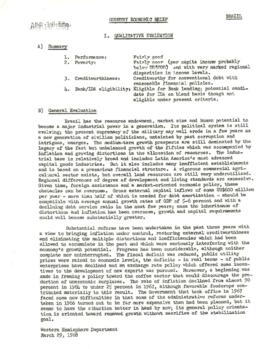 Economic Committee Papers - Brazil - Country Economic Brief - Qualitative Evaluation