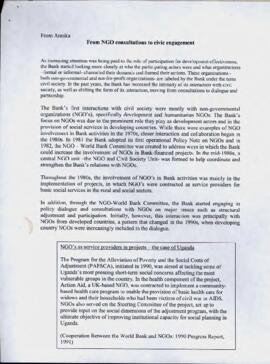 Participation - Evolution of Participation in the Bank - Report Papers