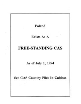 Poland - Country Strategy Papers (CSP) - 1v