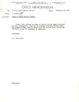 Power - Public Utilities, Electricity Distribution - Follow Up - Policy Papers, Working Papers, R...