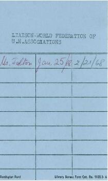 Liaison - World Federation of United Nations [UN] Associations - Volume 01