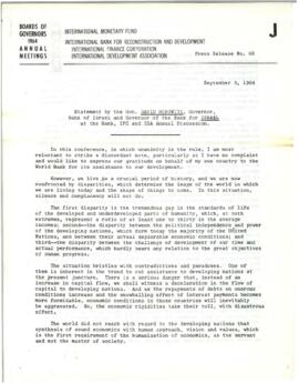 Horowitz, David - Articles and Speeches (1947 - 1964) - 1v