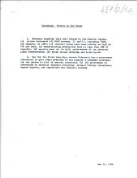 Robert S. McNamara Personal Chronological Files - Chrons 01