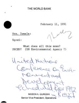 Environment - Global Environmental Fund (GEF) - Correspondence 02