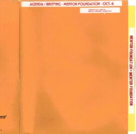 President Wolfensohn - Briefing Book for President's Meetings and Events - Luncheon Meeting - Men...