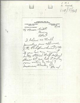 President's papers - Robert S. McNamara Chronological files - (outgoing) - Chrons 26