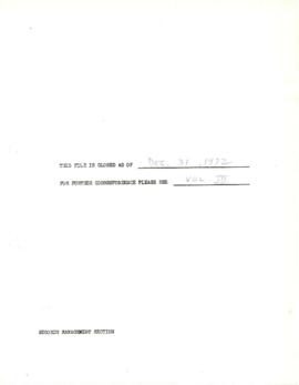 International Labour Office [ILO] - Liaison File - Volume 02