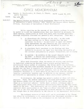 RPO Number 670-18 - Rural Development in Africa - Volume 5