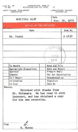 VPD - Senior Adviser - McNamara File - July - November 1972 - Folder 2