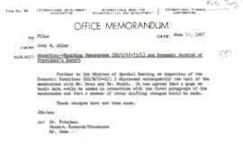 Economic Committee Papers - Argentina - EC/O/67-73/1 - Updating Memorandum and Economic Section o...