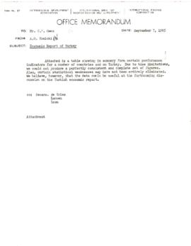 Economic Committee Papers - Turkey - Economic Report of Turkey
