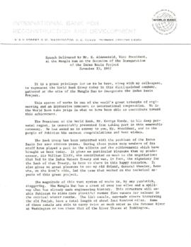 Economic Committee Papers - Pakistan - Speech Delivered by Mr S Aldewereld, Vice President, at th...