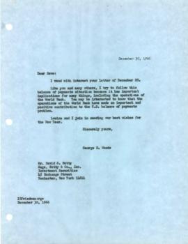 Irving S. Friedman - Chronological File - 1966 Correspondence - Volume 3