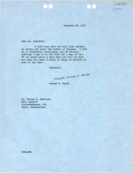 President George D. Woods Chronological Records - Volume 21