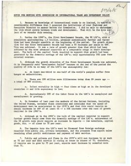 Meeting with Commission on International Trade and Investment Policy, Febr. 24, 1971 - Correspond...
