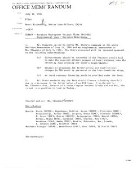 Turkey - Karakaya Hydropower Project - Loan Committee Project File