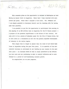 Robert S. McNamara Personal Chronological Files - Chrons 04