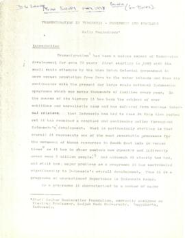 MacAndrews, Colin, Sjarkowi S.A. - Buying Time - Forty Years of Transmigration in Belitang - Bull...