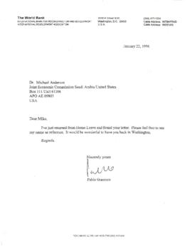 Saudi Arabia - Country Evaluation Reports and Correspondence