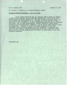 JM Kalbermatten Files - Water and Waste - 1976 General Correspondence