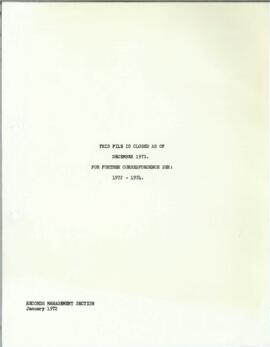 Bank Administration and Policy - Development Banks - 1969 / 1971 Summary of Operations