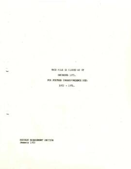 Peru - Capital - 1969 / 1971 Correspondence - Volume 1