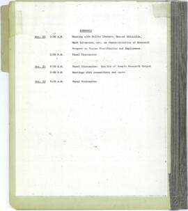 Review Panels on Research Income Distribution and Employment
